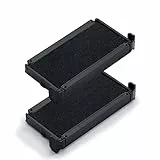 Trodat Ersatzkissen 6/4912 für Printy 4912, 4912 Typo, 4912 Datenschutzstempel und 4952 – Stempelfarbe schwarz, 2er-Pack