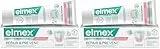elmex Zahnpasta Sensitive Professional Repair & Prevent 75 ml – medizinische Zahnreinigung für sofortigen*, anhaltenden Schutz – beugt Zahnfleischrückgang & neuen Schmerzen vor (Packung mit 2)