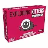 Exploding Kittens, Exploding Kittens: NSFW Edition (Auflage 2024), Grundspiel, Partyspiel, Version für Erwachsene, Nicht jugendfrei, 2-5 Spieler, ab 18+ Jahren, 15 Minuten, Deutsch