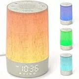 LIORQUE Tageslichtwecker Lichtwecker Sonnenaufgang Wecker mit Licht Wake Up Light Dimmbares Nachtlicht mit 30 Klingeltöne und 10 Lichtmodi Weißrausch Lichtwecker für Schlafzimmer