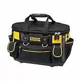 STANLEY FatMax Werkzeugtasche/Werkzeugbeutel (50x33x31cm, mit runder Öffnung, formstabile Konstruktion, leicht zugängliche Fächer, ergonomischer Handgriff) FMST1-70749