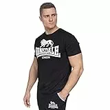 Lonsdale Herren T-Shirt Logo schwarz (schwarz) X-Large