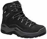 LOWA RENEGADE Work GTX black Mid S3S CI, Sicherheitsschuhe für Herren, leicht, Stahlkappe, Obermaterial: Leder + Textil, Innenfutter: GORE-TEX, Gr. 46
