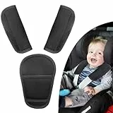 Gurtpolster Kinder 3 Pads Set Gurtpolster Universal Baby Autositz Gurtbezüge Kinderwagen Sicherheitsgurt Kissen für Neugeborene Baby Sicherheitsgurt Schulterpolster für Babyschale Autositz