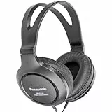 Panasonic RP-HT161E-K Hifi-Kopfhörer - 2 m langes Kabel, 10-27.000 Hz, 30 mm Wandler, schwarz