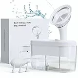 KAUGIC Ohrenschmalz Entferner Ohrenreiniger Ohrreiniger für Erwachsene Sicherer Ohrenspülung Elektrische Ear Cleaner Ohrendusche Ohrreinigungsset mit 4 Modus, Integrierter Wassertank