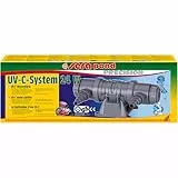 sera UV-C-System 24 W – UV-C-Klärer für Aquarien & Teiche bis 8.000 l | beseitigt Algen | Keime & Wassertrübung | energiesparend | drehbare Anschlüsse | inkl. 10 m Kabel