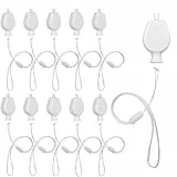Auting LED Ballonlichter, 10 x Led Lampions Licht Warmweiß, Led ballon, led Papierlampe Lichterkette mit Batterie für Party Lichter Dekoration, Weihnachten Deko, Hochzeit, Halloween Deko