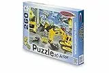 JAMARA 410006 - Puzzle Jamara RC-Action 260 Teile, Baustellenmotiv, Geschenkidee, Photo-Puzzle