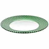 Villeroy & Boch - Boston Platzteller 32 cm Grün, Spülmaschinenfest, Servierteller, Speiseteller, Teller Glas, Kristallglas