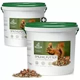 wildtier liebe Eichhörnchenfutter 2 x 2kg für Eichhörnchen & Streifenhörnchen I Ganzjahres-Futter Eichhörnchen; Streifenhörnchen Futter im 2er Set