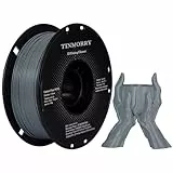 Kohlefaser PETG Filament 1.75mm, TINMORRY PETG-CF 3D-Druckmaterialien, Kompatibel mit Bambu FDM 3D-Drucker, 1 KG 1 Spule, Marmor grau