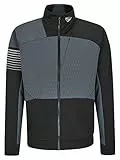 Ziener Herren NOGAH Softshell- / Funktions-Jacke | winddicht, elastisch, PFC frei, black.ombre, 50