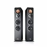 Teufel Ultima 40 Stereo Lautsprecher - HiFi Standlautsprecher Paar der Spitzenklasse, Phase-Plug Hochtöner, 3-Wege System, Doppelrohr-Bassreflex, Musik, Filmton, Games - schwarz