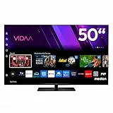MEDION 125,7 cm (50 Zoll) Fernseher (Smart-TV, Dolby Vision HDR, VIDAA Store, Prime Video, Disney+, DAZN, Paramount+, HbbTV, PVR, Bluetooth, MD 850300)