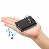 JvGoal Powerbank 12000mAh Dual USB Tragbares Ladegerät LCD Digitalanzeige Mini Externer Akku Kompatibel mit iPhone 16 15 14 13 12, Samsung S24, Tablet und mehr