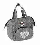 Bayer Chic 2000 - Puppen-Wickeltasche, Wickeltasche für Puppen, Puppenzubehör, Puppentasche, Jeans, Grey