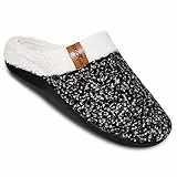 ERGOfoot Orthopädische Hausschuhe mit Fußgewölbestütze, bequeme orthopädische Clog-Hausschuhe mit Innen- und Außenbereich (38 EU, Schwarz, numeric_38)