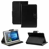 NAUC Universal Tasche Schutz Hülle Tablet Schutzhülle Tab Case Cover Bag Etui 10 Zoll, Farben:Schwarz mit Magnetverschluss, Tablet Modell für:Hannspree Hannspad SN1AW72