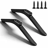 Standfuß Fernseher, Universal TV Stand mit Anti-Rutsch Pads,Ersatz TV Ständerbeine,Hochwertige ABS TV-Sockelfüße mit Schraubenset,Standfüße für 32-55 Zoll Fernseher,Schreibtisch & Tisch-Ständer