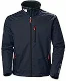 Helly Hansen Herren-Regenjacke Crew wasserdicht winddicht atmungsaktiv, 597 marineblau, Größe S