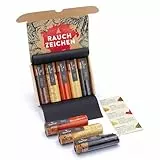 Raucharoma Gewürze Geschenkset - 5 edle Gewürze mit Rauchgeschmack & REZEPTEN - Gewürz Geschenk für Küchengötter - Genial rauchiges Gewürz für Grillgut - Raucharoma vegan, Geburtstagsgeschenk Mann