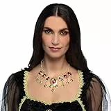 Boland 64566 - Königin Halskette, 45 cm, Kette mit Anhänger, Modeschmuck, Zubehör für Kostüme, Karneval