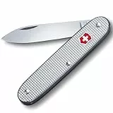 Victorinox Schweizer Taschenmesser Swiss Army 1, Swiss Made, 1 Funktion, Rostfreier Stahl, Silber