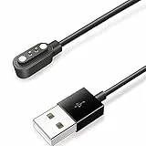 Blueshaweu Ladekabel Kompatibel mit LLKBOHA Smartwatch 1,85 Zoll P72, Kabel Ladegerät Ladestaion für IFMDA P72 / LLKBOHA P72 Smartwatch (schwarz)