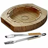 Upgrate BBQ Chef Board Schneidbrett im Set mit Feuergott Mehrzweckzange, Hackbrett, Servierbrett für Grill, BBQ kompatibel mit Weber GBS System mit verschiedensten Utensilien
