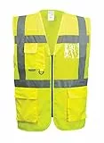 Portwest MADRID MESH AIR EXEKUTIV WESTE, Größe: XL, Farbe: Gelb, C496YERXL