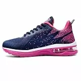 MAFEKE Damen Air Athletic Laufschuhe Mode Tennis Atmungsaktiv Leicht Walking Sneakers, Pflaume, 40 EU