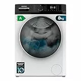 Cecotec Frontlader-Waschmaschine 8 kg Bolero Dresscode 8610 Inverter A. 8 kg Kapazität, 1400 U/min, Klasse A, Dampffunktion, Inverter Plus Motor, 15 Programme, optimiert Wasser- und Waschniveau