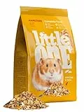Little One Alleinfutter für Hamster | 900 g | Ausgewogene Zusammensetzung | Bunte Saatenmischung aus Weizen, rote Hirse, Gerste, Maisflocken, Kürbiskernen und vielem mehr