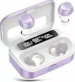 Kopfhörer Kabellos Bluetooth, In Ear Kopfhörer Bluetooth 5.3 Kabellose Kopfhörer mit 4 ENC Noise Cancelling Mic, 128Std 2025 Sport Wireless Ear Buds IP7 Wasserdicht, Tiefer Bass Ohrhörer LED-Anzeige
