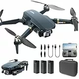 800 Meter Reichweite Drohne mit Kamera 4K – 84 Minuten Flugzeit, WiFi FPV faltbare Quadrocopter, bürstenlosem Motor, Auto-Hover, Auto-Follow (3 Akkus)