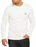 JACK & JONES Herren Langarmshirt Rise Infinity O-Neck T-Shirt Cloud Dancer L