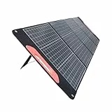 Mobisolar faltbares Solarpanel tragbares monokristallines Solar-Ladegerät für Kraftstation Caravan Boot Camping Camper 12 V Auto Off-Grid Home RV Akku mit USB- DC-Ausgängen (150W, Mono Perc Design)