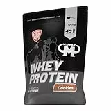 Mammut Nutrition Whey Protein Pulver Cookies – 1kg – 27g Protein pro Portion – Eiweißpulver mit hohem BCAA-Anteil – Perfekte Löslichkeit in Wasser & Milch – Ideale Zwischenmahlzeit