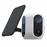 virtavo Überwachungskamera Aussen Solar Akku WLAN Kamera Überwachung Aussen Kabellos Kamera, Nachtsicht WiFi Outdoor, PIR, 2-Wege Audio,Cloud/SD Storage 2,4 GHz