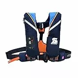 Automatische Rettungsweste Secumar Survival 220 Harness dunkelblau/hellblau / orange