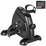 Mini Bike Heimtrainer, Arm- und Beintrainer, Pedaltrainer für Senioren und Junge, Ausdauertraining, Verschiedene Widerstandsstufen, Trainingsgerät für zu Hause Uns Büro, Schwarz