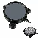 JDCMEI Sprudelstein für Teiche, 12cm Sprudler für Aquarium, Aquarium Luftstein Teich Luftausströmer, Aquarium Luftausströmer Stein, 4mm / 8mm Schlauch Anschließbar, für Teiche, Aquarien und Fisch Tank