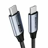 BENFEI USB C Monitor Kabel 4K@60Hz 0.9M,USB C VideoKabel,100W 20V/5A PD Schnellladung,10Gbps USB 3.2 Gen2 Datenkabelkompatibel mit Thunderbolt 4/3 iPad Pro Display SSD