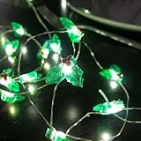 Talking Tables LED-Lichterkette mit Stechpalmenbeeren, batteriebetrieben, 3 m