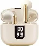 Kopfhörer Kabellos Bluetooth 5.4, In Ear Kopfhörer mit 6 Mic, ENC Noise Cancelling, 2025 Neue Earbuds Surround-Sound, Leicht/35 Std. Spielzeit/IP7 Wasserabweisend/LED-Anzeige, Ohrhörer für den Alltag