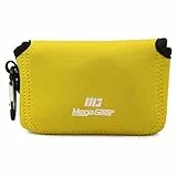 MegaGear MG1832 Ultraleichte Kameratasche aus Neopren kompatibel mit Sony Cyber-Shot DSC-RX100 VII, Olympus Tough TG-6, TG-5, Sony Cyber-Shot DSC-RX100 VI, DSC-RX100 V - Gelb