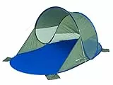 High Peak Pop Up Strandmuschel Calvia, blau/grau, 10124
