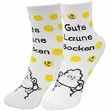 Sheepworld Zaubersocken Motiv 'Gute Laune' | Damensocken, Größe 36-40, Sheepworld Socken | Geschenk lustig, Socken mit Spruch | 45602
