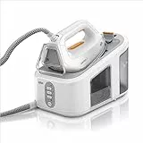 Braun CareStyle 3 Dampfbügelstation IS 3132 WH - mit FreeGlide 3D Bügelsohle, Pumpendruck 6 bar, großer 2 L Wassertank, Eco-Funktion, weiß/orange